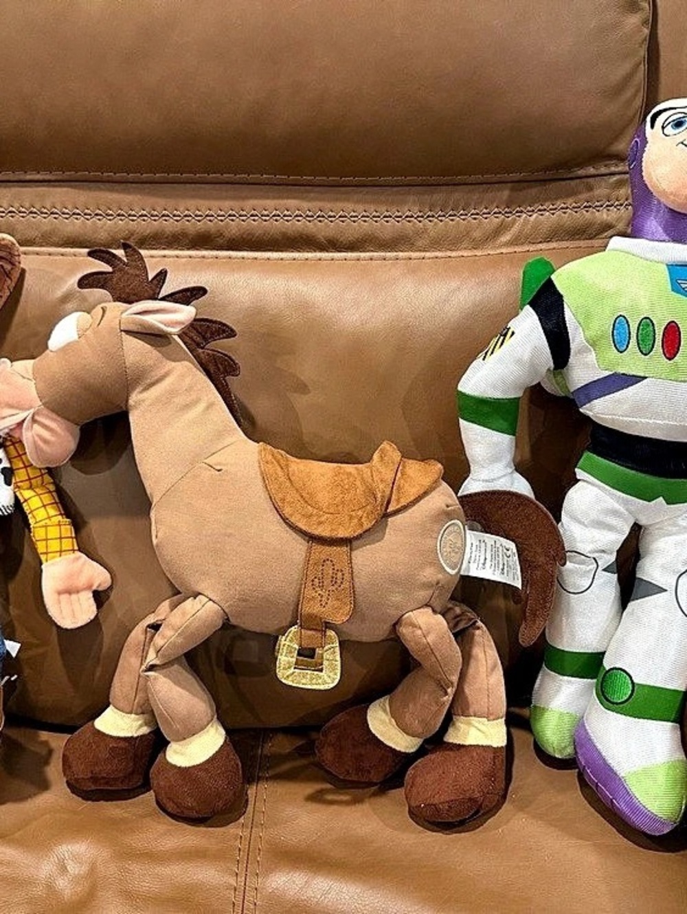 Disney Toy Story Woody, Bullseye & Buzz Lightyear plush set Plush Set Brown &